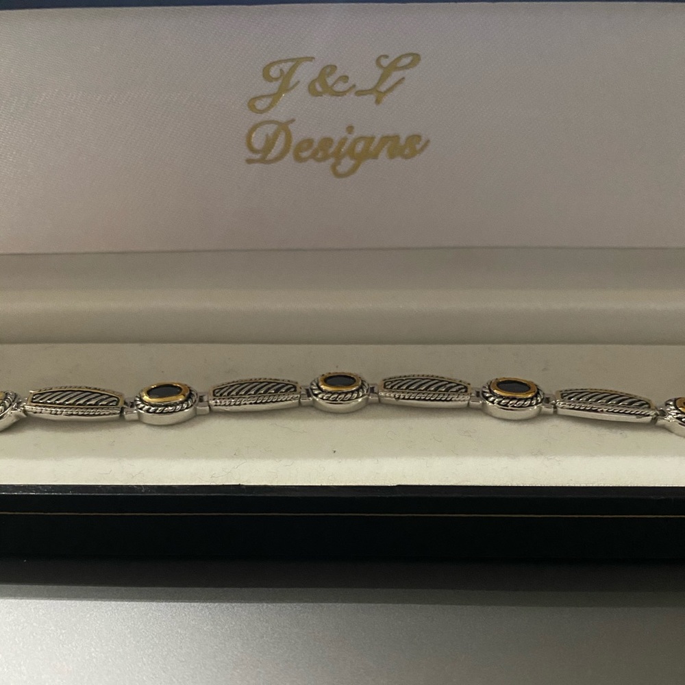 J&L Desigbs Cubic Zirconia Tennis Bracelet